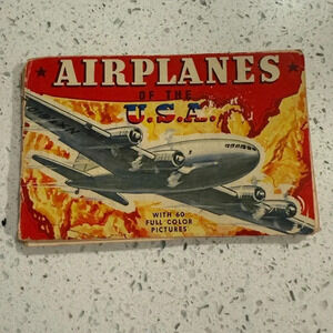 Vintage mini airplane book